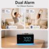 iTOMA Alarm Clock Radio with Bluetooth Speaker, FM Radio and Dual Alarm view 2