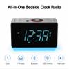 iTOMA Alarm Clock Radio with Bluetooth Speaker, FM Radio and Dual Alarm view 3