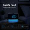 iTOMA Alarm Clock Radio with Bluetooth Speaker, FM Radio and Dual Alarm view 4