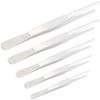 5 Pieces Stainless Steel Tweezer Set (12" 10" 8" 6.3" 4.9"), Long tweezers with Precision Serrated Tips for Kitchen, Garden, Food by G.S Online Store view 1