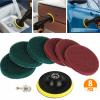 Drill Brush Attachments Set, Scrub Pads & Sponge, Power Scrubber Brush All Purpose Clean for Grout, Tiles, Sinks, Bathtub, Bathroom, Kitchen & Automo view 2