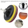Drill Brush Attachments Set, Scrub Pads & Sponge, Power Scrubber Brush All Purpose Clean for Grout, Tiles, Sinks, Bathtub, Bathroom, Kitchen & Automo view 3