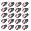 FILFEEL 20Pcs 5.5x2.5mm Male Connector Cable Terminal DC Power Plug Adapter Jack for LED Light Strip/CCTV Home Security Surveillance Camera Video Coax Cables view 1