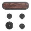 Walfront Self Adhesive Magnetic Cable Clips Multipurpose Desktop Cord Management Organizer for USB Cord Charging Wire Home Office(Brown), Rack view 2