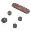 Walfront Self Adhesive Magnetic Cable Clips Multipurpose Desktop Cord Management Organizer for USB Cord Charging Wire Home Office(Brown), Rack view 3