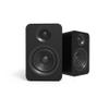 Kanto YU Passive 4" Passive Bookshelf Speakers with 1" Silk Dome Tweeter | External Amplifier Required | Pair | Matte Black view 1