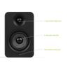 Kanto YU Passive 4" Passive Bookshelf Speakers with 1" Silk Dome Tweeter | External Amplifier Required | Pair | Matte Black view 2