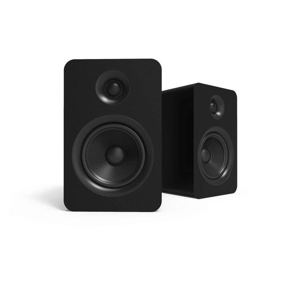 Kanto YU Passive 5.25" Passive Bookshelf Speakers with 1" Silk Dome Tweeter | External Amplifier Required | Pair | Matte Black