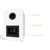 Kanto YU Passive 4" Passive Bookshelf Speakers with 1" Silk Dome Tweeter | External Amplifier Required | Pair | Matte White view 3