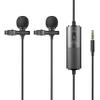 Godox LMD-40C Dual Omnidirectional Lavalier Microphone with Aux Lock view 1
