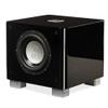 REL T/7x 8-Inch Powered Subwoofer  Compact Sealed Design with Class AB Amplifier, RCA Inputs, and Deep Bass for HiFi Stereo Systems, Home Theater, and Surround Sound  High Gloss Black Finish view 1