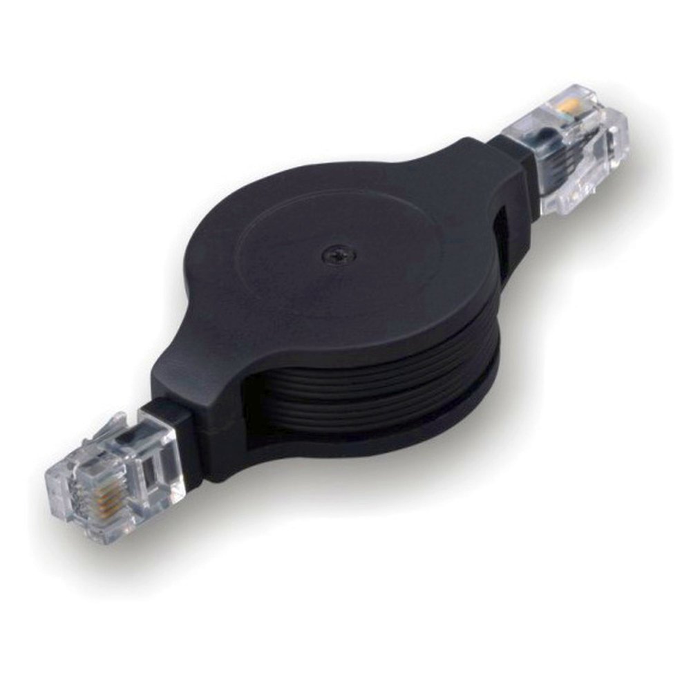 Electronic Master 3 ft. RJ11 to RJ11 Retractable Cable