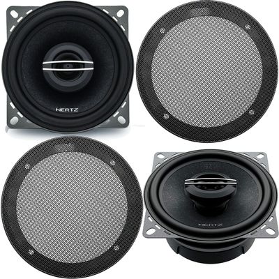 HERTZ Cento CX100 120W 2-Way Coaxial Speakers + 4" Universal Grilles