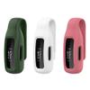 BabyValley Clips Compatible for Fitbit Ace 3 Silicone Clips with Steel Sheet for Kids, Solid Sport Holder Accessory for Ace 3 Activity Tracker (Green+White+Rose) view 1