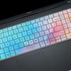 MUBUY Keyboard Cover for Dell Inspiron 15 15.6" 17.3" 3501 3505 5501 5502 5505 5508 5584 5590 5593 5598 7590 7591 7501 7506 7706 7790, Inspiron 3000 5000 7000 Keyboard Cover -Colorful view 4