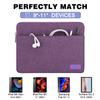 MoKo 9-11 Inch Tablet Sleeve Bag Carrying Case Fits New 11 inch iPad Air M3, iPad A16 2025, iPad Pro 11 M4/Air M2, iPad Air 5/4/3th, iPad 10/9/8/7th, Purple view 2