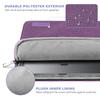 MoKo 9-11 Inch Tablet Sleeve Bag Carrying Case Fits New 11 inch iPad Air M3, iPad A16 2025, iPad Pro 11 M4/Air M2, iPad Air 5/4/3th, iPad 10/9/8/7th, Purple view 3