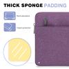 MoKo 9-11 Inch Tablet Sleeve Bag Carrying Case Fits New 11 inch iPad Air M3, iPad A16 2025, iPad Pro 11 M4/Air M2, iPad Air 5/4/3th, iPad 10/9/8/7th, Purple view 4