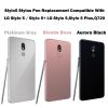 3 Pack LCD Touch Screen Stylus Pen Replacement Parts for LG Stylo 5,Stylo 5 Plus,Q720 Spectrum Xfinity T-Mobile Sprint Cricket Wireless(Aurora Black,Blonde Rose, Platinum Gray) view 3