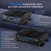 Industrial Mini PC 6 RS232 COM Fanless PC i7 8550U, 8G DDR4 256G SSD Win11 Pro Mini PC Dual Gigabit LAN, HD, VGA, 14Pin GPIO, WiFi, BT 4.0, 3G/4G SIM Slot, Industrial Computer for CNC/IOT/Billboard view 3
