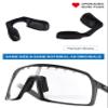 Replacement Nose Piece Nose Pads for Oakley Sutro OO9406 / Sutro S OO9462 / Sutro Lite OO9463 / Sutro Asian Fit OO9406A / Sutro Lite Asian Fit OO9463A / Sutro Vented Sunglass - Gray view 2