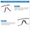 Replacement Nose Piece Nose Pads for Oakley Sutro OO9406 / Sutro S OO9462 / Sutro Lite OO9463 / Sutro Asian Fit OO9406A / Sutro Lite Asian Fit OO9463A / Sutro Vented Sunglass - Gray view 4