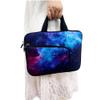 11 11.6 12 12.1 12.5 inches Laptop Sleeve Chromebook Case Ultrabook Case Notebook Sleeve PC Messenger Bag Tablet Case Neoprene Handle Sleeve for Adult Men Women, Two Pockets (Galaxy) view 2
