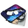 11 11.6 12 12.1 12.5 inches Laptop Sleeve Chromebook Case Ultrabook Case Notebook Sleeve PC Messenger Bag Tablet Case Neoprene Handle Sleeve for Adult Men Women, Two Pockets (Galaxy) view 4