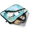 11 11.6 12 12.1 12.5 inches Laptop Sleeve Chromebook Case Ultrabook Case Notebook Sleeve PC Messenger Bag Tablet Case Neoprene Handle Sleeve for Adult Men Women, Two Pockets (Vast Ocean) view 4