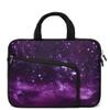11 11.6 12 12.1 12.5 inches Laptop Sleeve Chromebook Case Ultrabook Case Notebook Sleeve PC Messenger Bag Tablet Case Neoprene Handle Sleeve for Adult Men Women, Two Pockets (Purple Galaxy) view 1