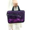 11 11.6 12 12.1 12.5 inches Laptop Sleeve Chromebook Case Ultrabook Case Notebook Sleeve PC Messenger Bag Tablet Case Neoprene Handle Sleeve for Adult Men Women, Two Pockets (Purple Galaxy) view 2