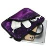 11 11.6 12 12.1 12.5 inches Laptop Sleeve Chromebook Case Ultrabook Case Notebook Sleeve PC Messenger Bag Tablet Case Neoprene Handle Sleeve for Adult Men Women, Two Pockets (Purple Galaxy) view 4