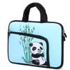 11 11.6 12 12.1 12.5 inches Laptop Sleeve Chromebook Case Ultrabook Case Notebook Sleeve PC Messenger Bag Tablet Case Neoprene Handle Sleeve for Adult Men Women, Two Pockets (Cute Panda) view 3