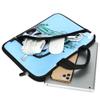 11 11.6 12 12.1 12.5 inches Laptop Sleeve Chromebook Case Ultrabook Case Notebook Sleeve PC Messenger Bag Tablet Case Neoprene Handle Sleeve for Adult Men Women, Two Pockets (Cute Panda) view 4