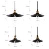 CSSYKV Nordic Dining Table Chandelier E27 Metal Single Head Hanging Lamp Simple Metal Small Pendant Lamp Used in Restaurant Bar Corridor Aisle Household Ceiling Suspended Lighting view 4