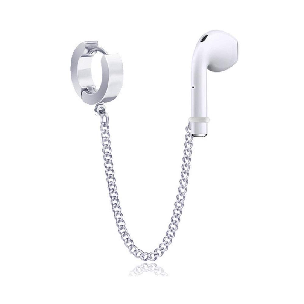 1 Pair (Need Ear Hole) Anti Lost Earring Strap Bluetooth Earphone Holders Accessories Unisex Anti-lost Earring Clip For AirPods Pro Earhooks-Style 4#