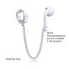 1 Pair (Need Ear Hole) Anti Lost Earring Strap Bluetooth Earphone Holders Accessories Unisex Anti-lost Earring Clip For AirPods Pro Earhooks-Style 4# view 2