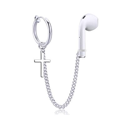 1 Pair (Need Ear Hole) Anti Lost Earring Strap Bluetooth Earphone Holders Accessories Unisex Anti-lost Earring Clip For AirPods Pro Earhooks-Style 7#