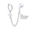 1 Pair (Need Ear Hole) Anti Lost Earring Strap Bluetooth Earphone Holders Accessories Unisex Anti-lost Earring Clip For AirPods Pro Earhooks-Style 7# view 2
