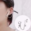 1 Pair (Need Ear Hole) Anti Lost Earring Strap Bluetooth Earphone Holders Accessories Unisex Anti-lost Earring Clip For AirPods Pro Earhooks-Style 7# view 3