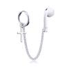 1 Pair (Need Ear Hole) Anti Lost Earring Strap Bluetooth Earphone Holders Accessories Unisex Anti-lost Earring Clip For AirPods Pro Earhooks-Style 5# view 1