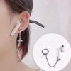 1 Pair (Need Ear Hole) Anti Lost Earring Strap Bluetooth Earphone Holders Accessories Unisex Anti-lost Earring Clip For AirPods Pro Earhooks-Style 5# view 3