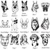 Dog Breed Personalized Custom Watch Band 20mm compatible with Samsung Watch Galaxy Active / Active2 / Gear S4 /S2 Silicone Engraved view 4