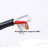 1 Pair 10AWG Speaker Cable,with Gold Plated Banana Tips, Oxygen Free Copper (10FT) view 2