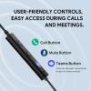 Yealink UH34 USB Headset with Mic,Stereo Wired Headphones with Noise Cancelling Microphone,Professional Work Headset VoIP Phone PC Computer Call Center Office(Ultra Light) view 4