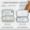 FYY Travel Cable Organizer Bag Pouch Electronic Accessories Carry Case Portable Waterproof Double Layers All-in-One Storage for Cord, Charger, Phone, Earphone Grey view 3