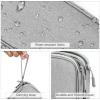 FYY Travel Cable Organizer Bag Pouch Electronic Accessories Carry Case Portable Waterproof Double Layers All-in-One Storage for Cord, Charger, Phone, Earphone Grey view 4