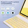 AnMengXinLing Keyboard Case with Mouse for iPad Air 13 Inch (M4 2026/M3 2025/M2 2024)/Pro 12.9 6th/5th/4th Generation, Magnetically Detachable Bluetooth Keyboard Cover with Pencil Holder, Green view 4