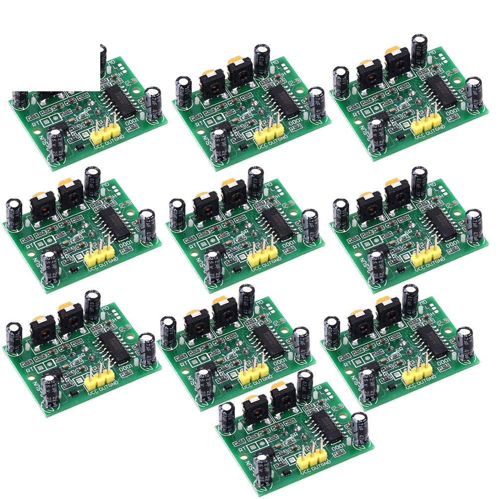 HC-SR501 Human Body PIR Motion Detector Infrared Sensor Module Pyroelectric 10 Pieces