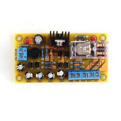 AC/DC 12V 2.0 2-Channel Speaker Protection Board for Amplifier Module